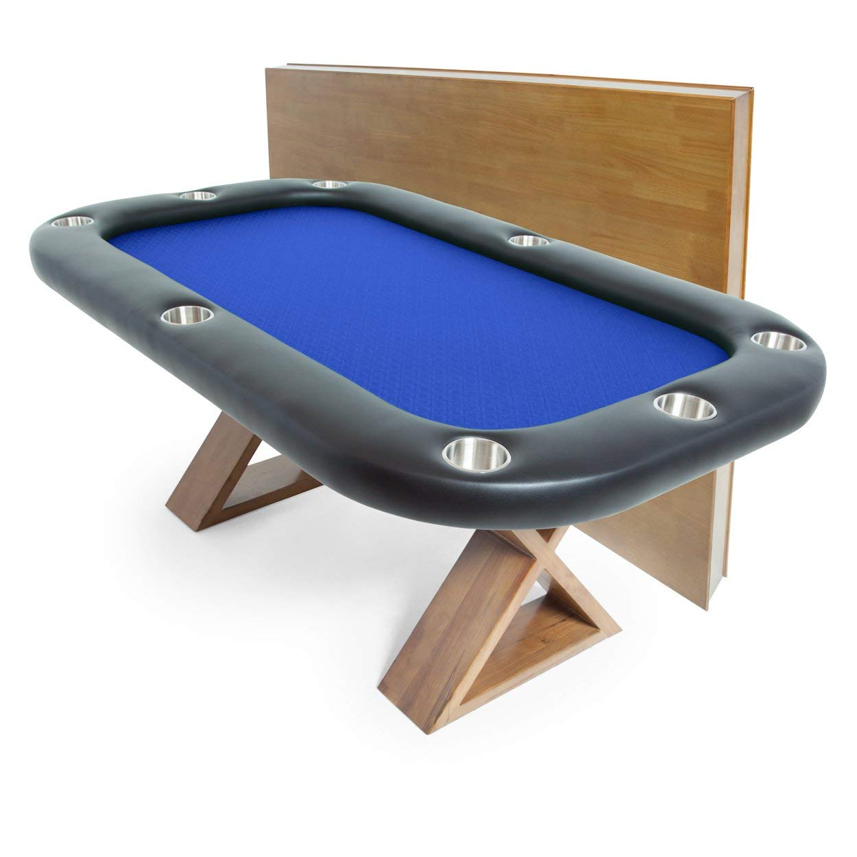 BBO Poker Tables Helmsley Dining Poker Table 8 Person with Dining Top - Gaming Blaze