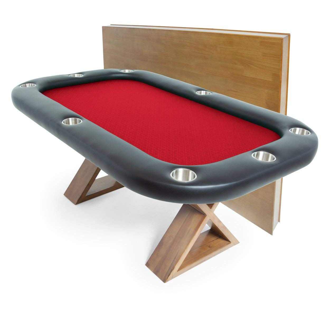 BBO Poker Tables Helmsley Dining Poker Table 8 Person with Dining Top - Gaming Blaze