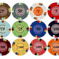 JP Commerce Lucky Horseshoe 500 Piece Clay Poker Chip Set 13.5 gram - Gaming Blaze