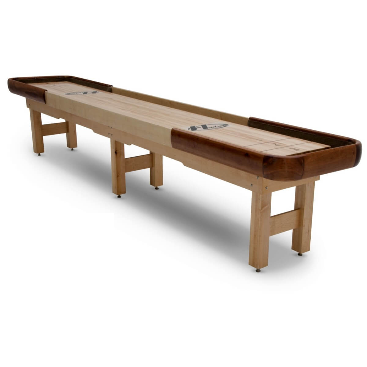 Hudson Cirrus Shuffleboard Table 9'-22' Indoor/Outdoor with Custom Wood Options - Gaming Blaze