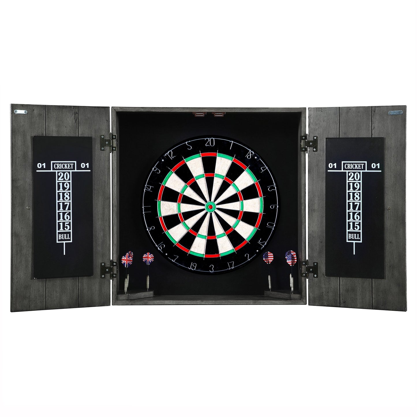 Hathaway Drifter Solid Wood Dartboard Cabinet - Gaming Blaze