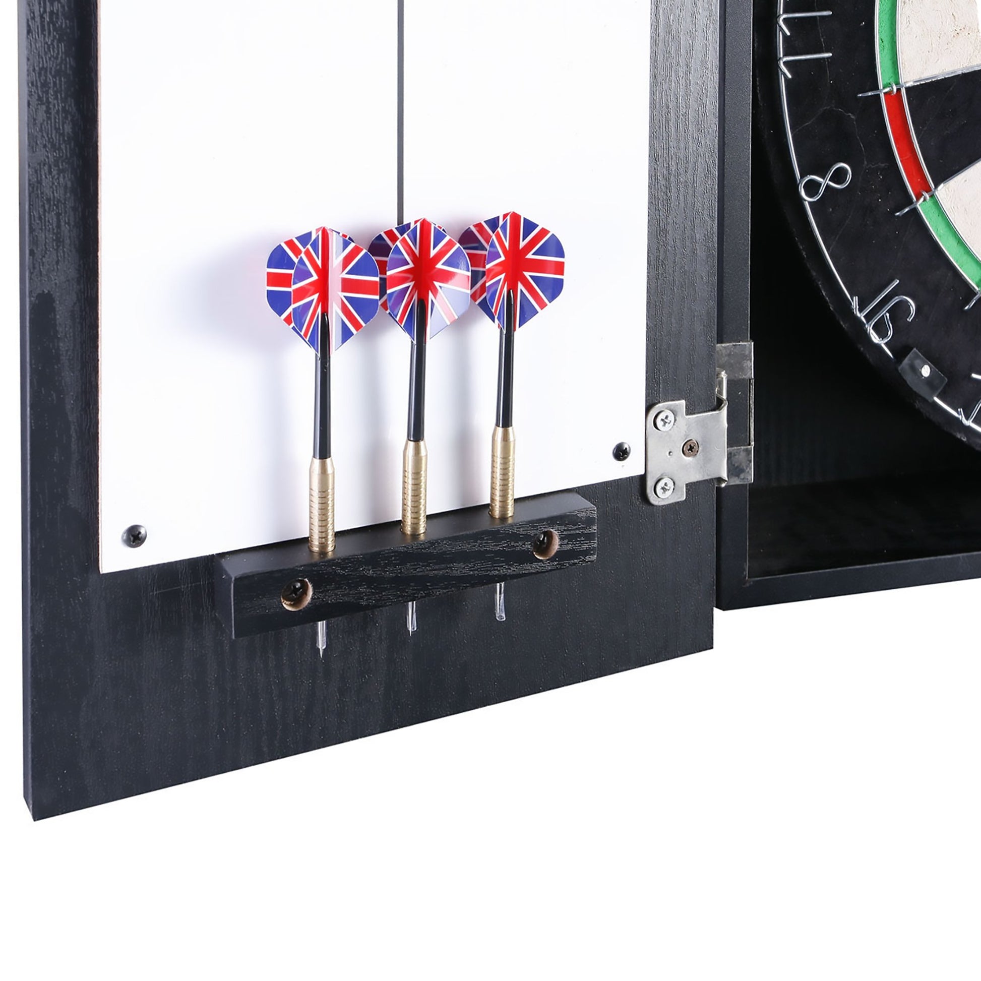 Hathaway Winchester Black Dartboard Cabinet Set - Gaming Blaze