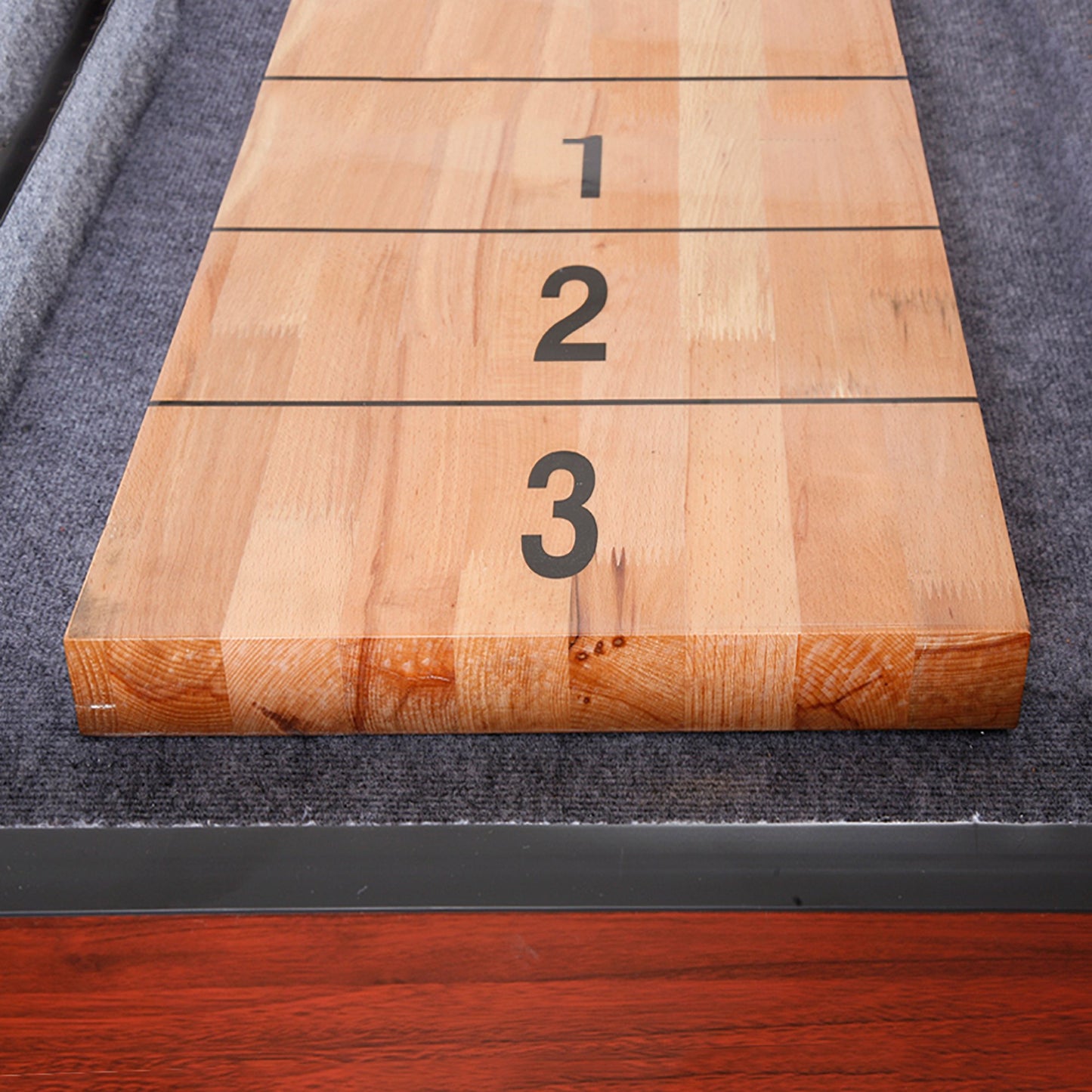 Hathaway Challenger Dark Cherry 9ft Shuffleboard Table - Gaming Blaze