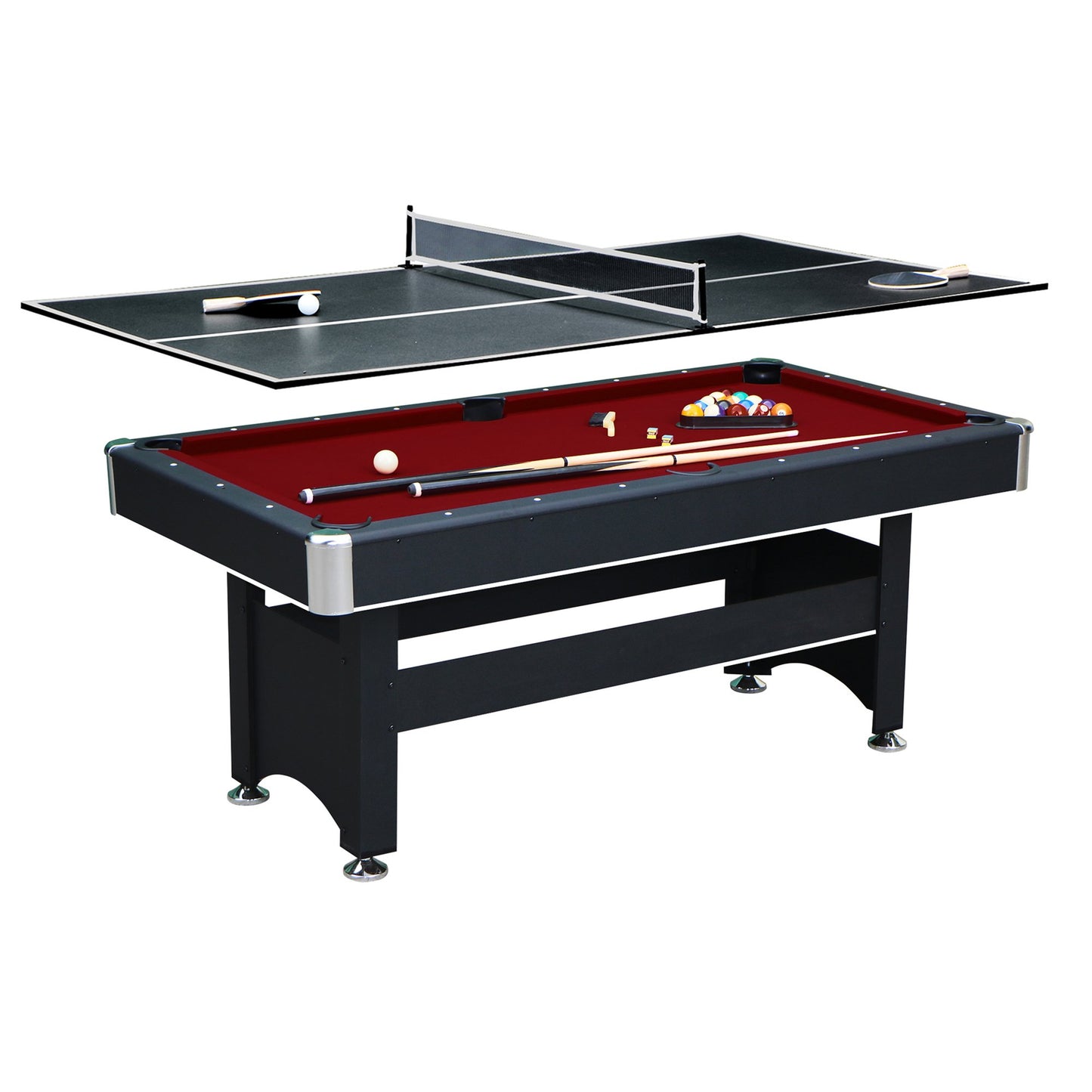 Hathaway Spartan 6ft Multi Game Table 2 in 1 - Gaming Blaze