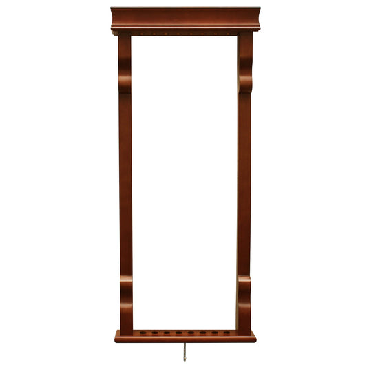 Hathaway Antique Walnut Pool Cue Rack - Gaming Blaze