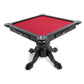 BBO Poker Tables Levity Black Square Poker Game Table 4 Person  - Gaming Blaze