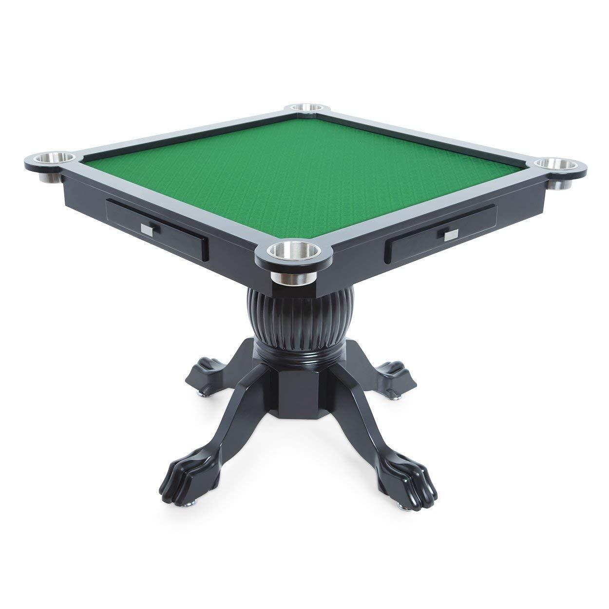 BBO Poker Tables Levity Black Square Poker Game Table 4 Person  - Gaming Blaze