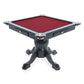 BBO Poker Tables Levity Black Square Poker Game Table 4 Person  - Gaming Blaze