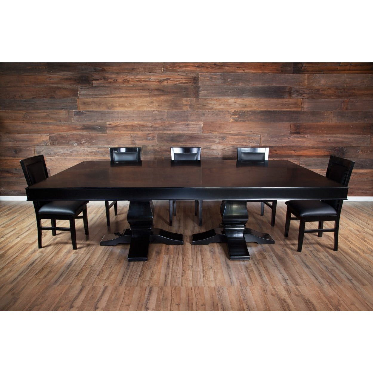 BBO Poker Tables Lumen HD LED Black Poker Table 10 Person and Dealer - Gaming Blaze