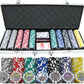 JP Commerce Casino Royale 500 Piece Clay Poker Chip Set 13.5 gram - Gaming Blaze