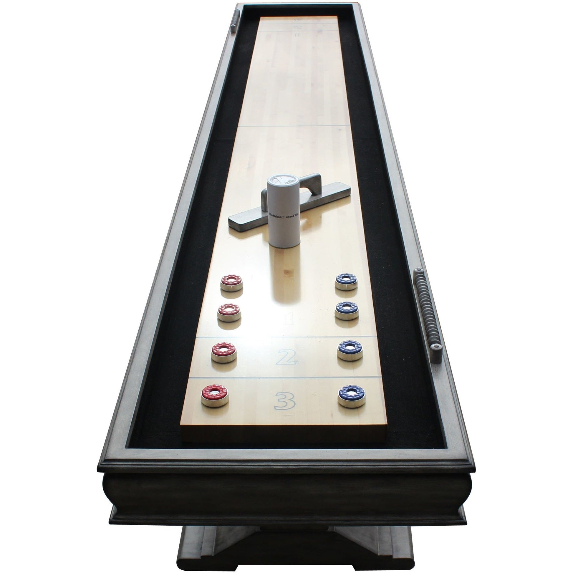 Hathaway Montecito Driftwood 12ft Shuffleboard Table - Gaming Blaze