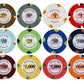 JP Commerce Monaco 500 Piece Clay Poker Chip Set 13.5 gram - Gaming Blaze