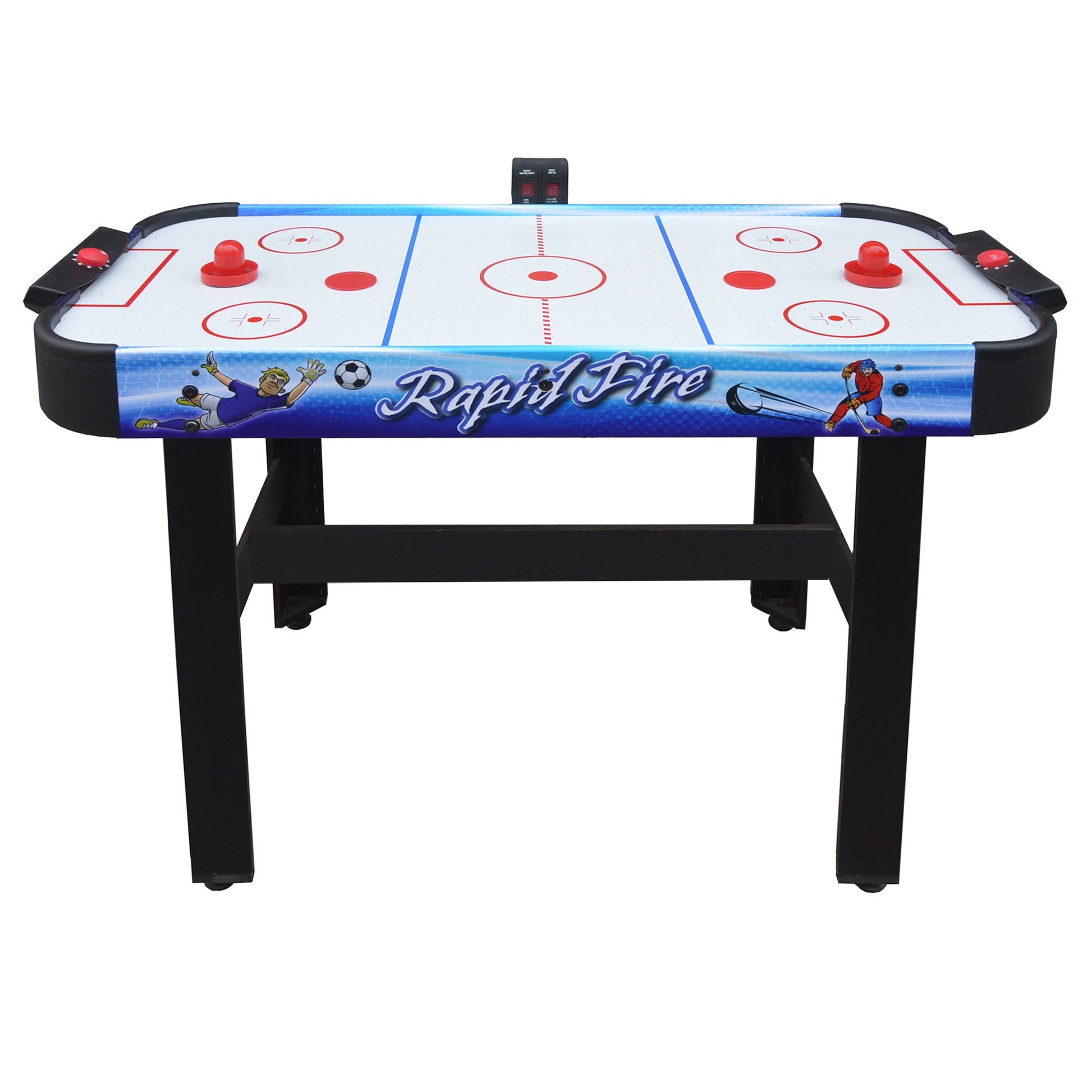 Hathaway Rapid Fire 3 in 1 Air Hockey Multi Game Table - Gaming Blaze