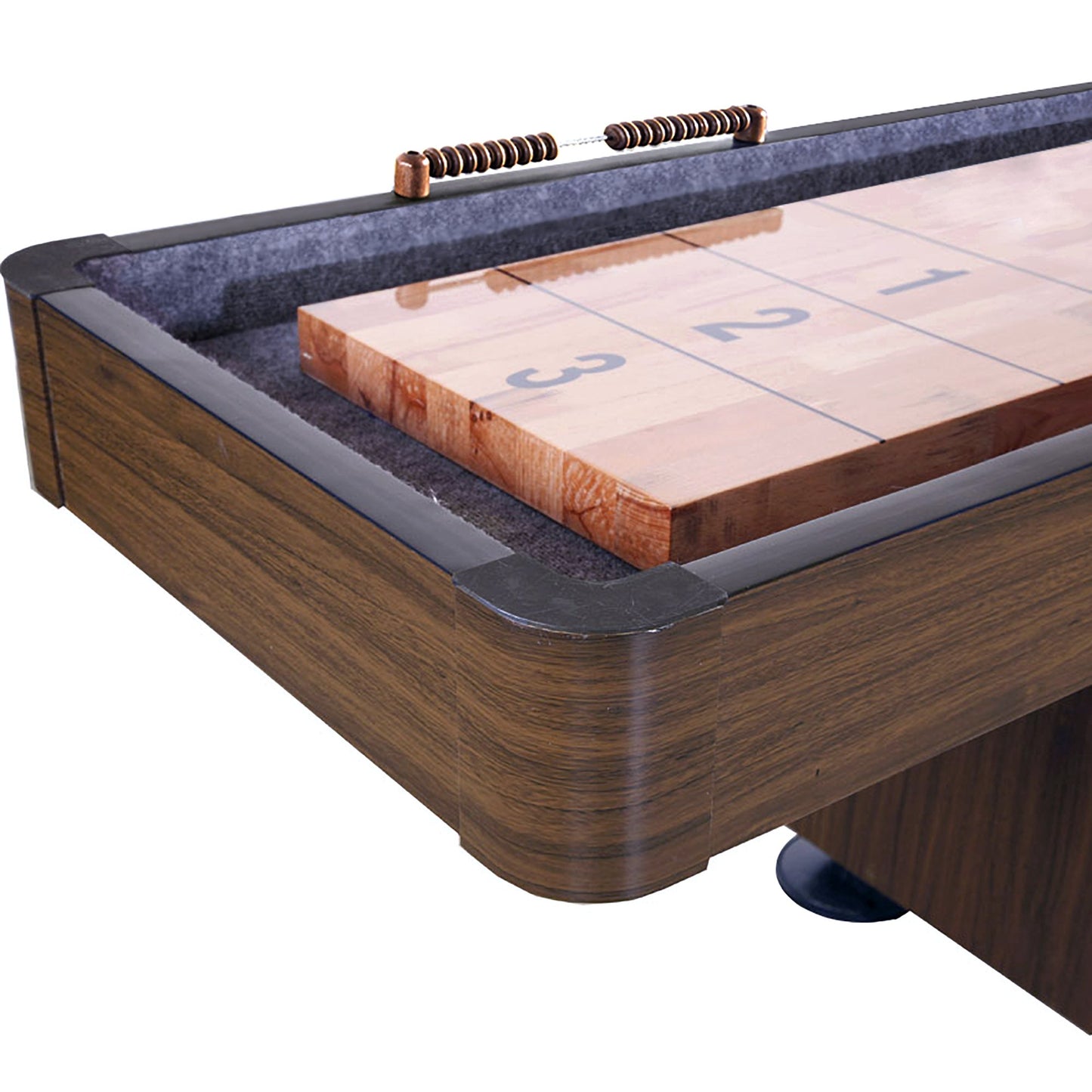 Hathaway Challenger Walnut 9ft Shuffleboard Table - Gaming Blaze