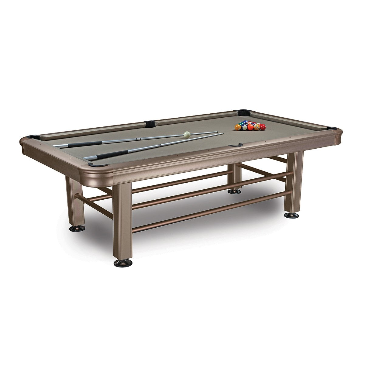Imperial 8ft Outdoor Pool Table All Weather with Playing Accessories - Gaming Blaze
