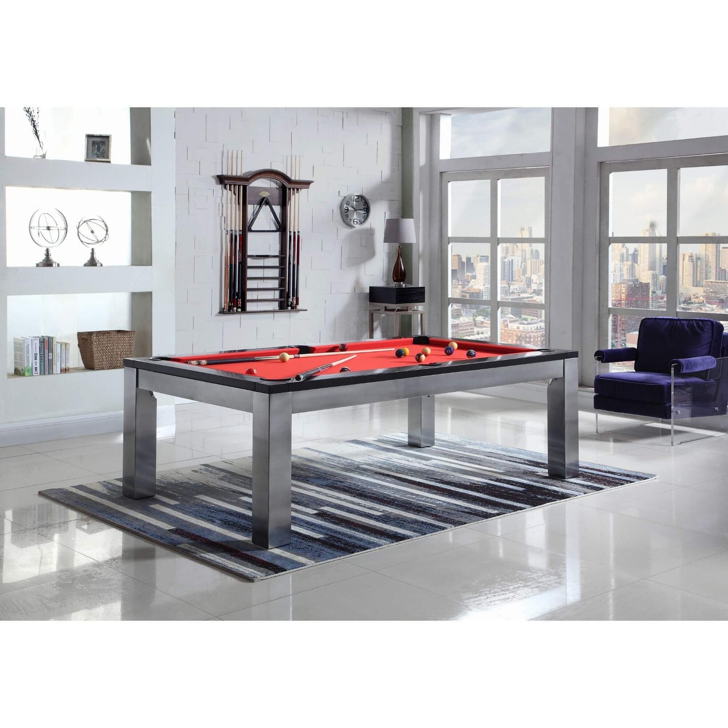 Playcraft Monaco Slate Pool Table with Dining Top - Gaming Blaze