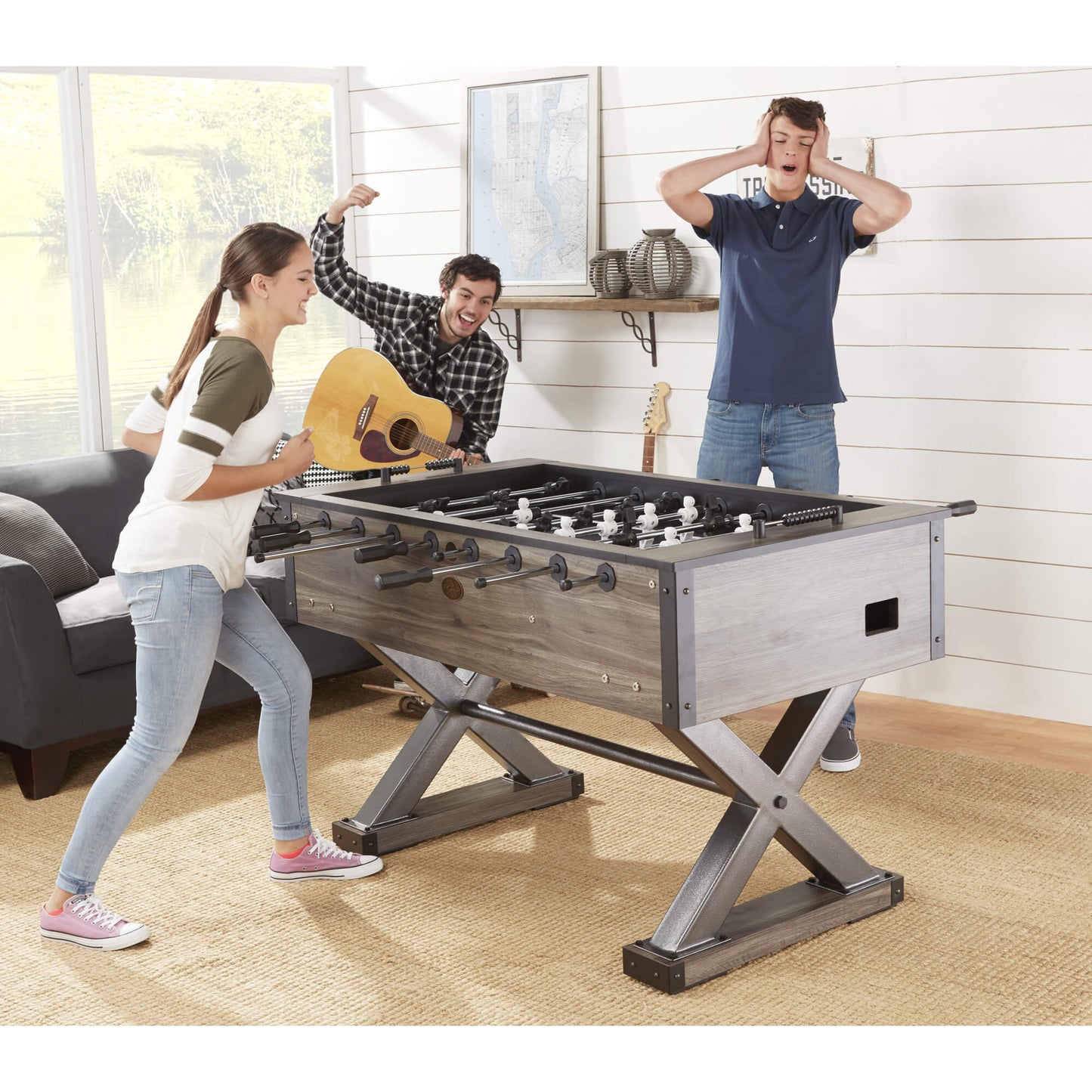 Playcraft Wolf Creek 56 inch Foosball Table - Gaming Blaze