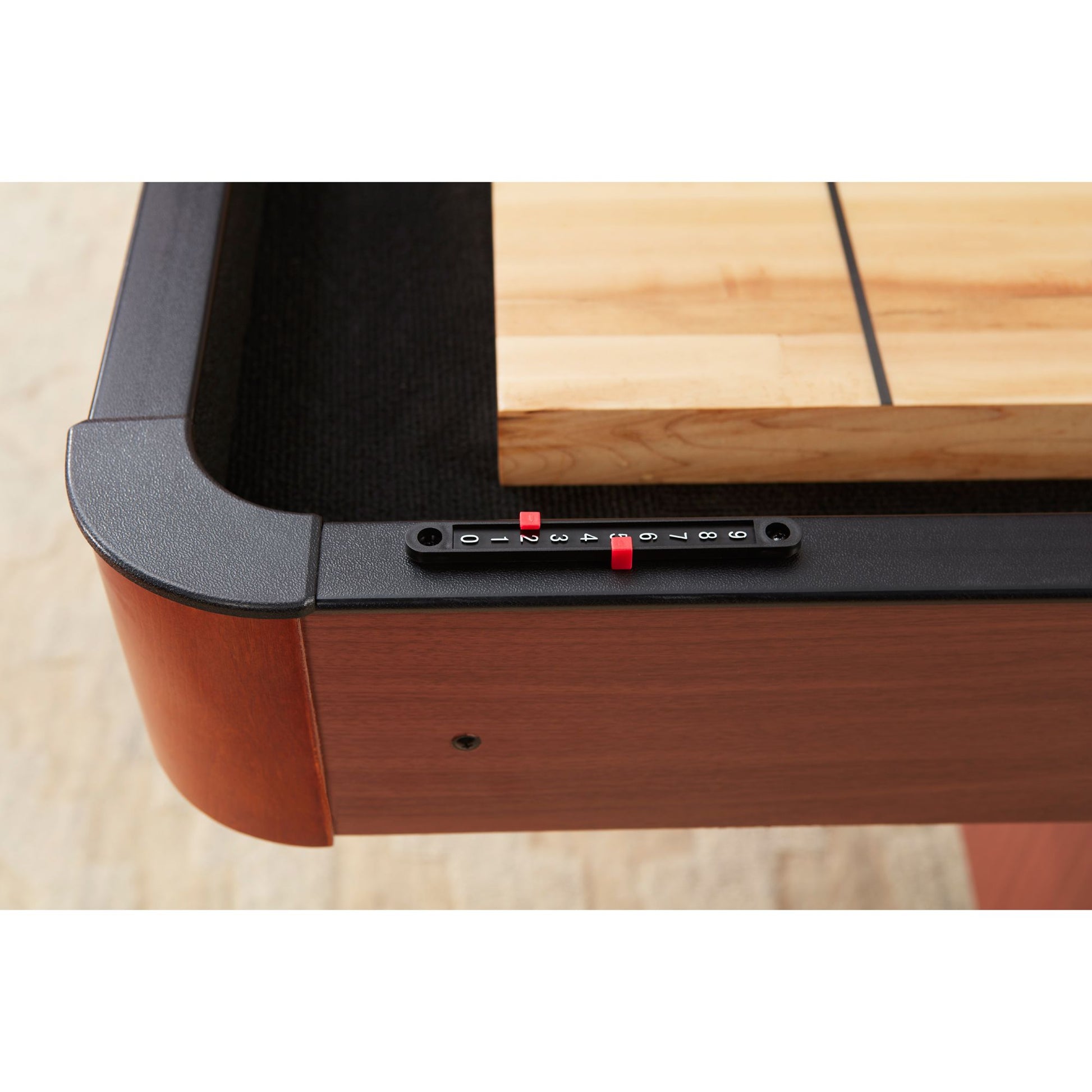 Playcraft Woodbridge Shuffleboard Table with Playing Accessories - Gaming Blaze
