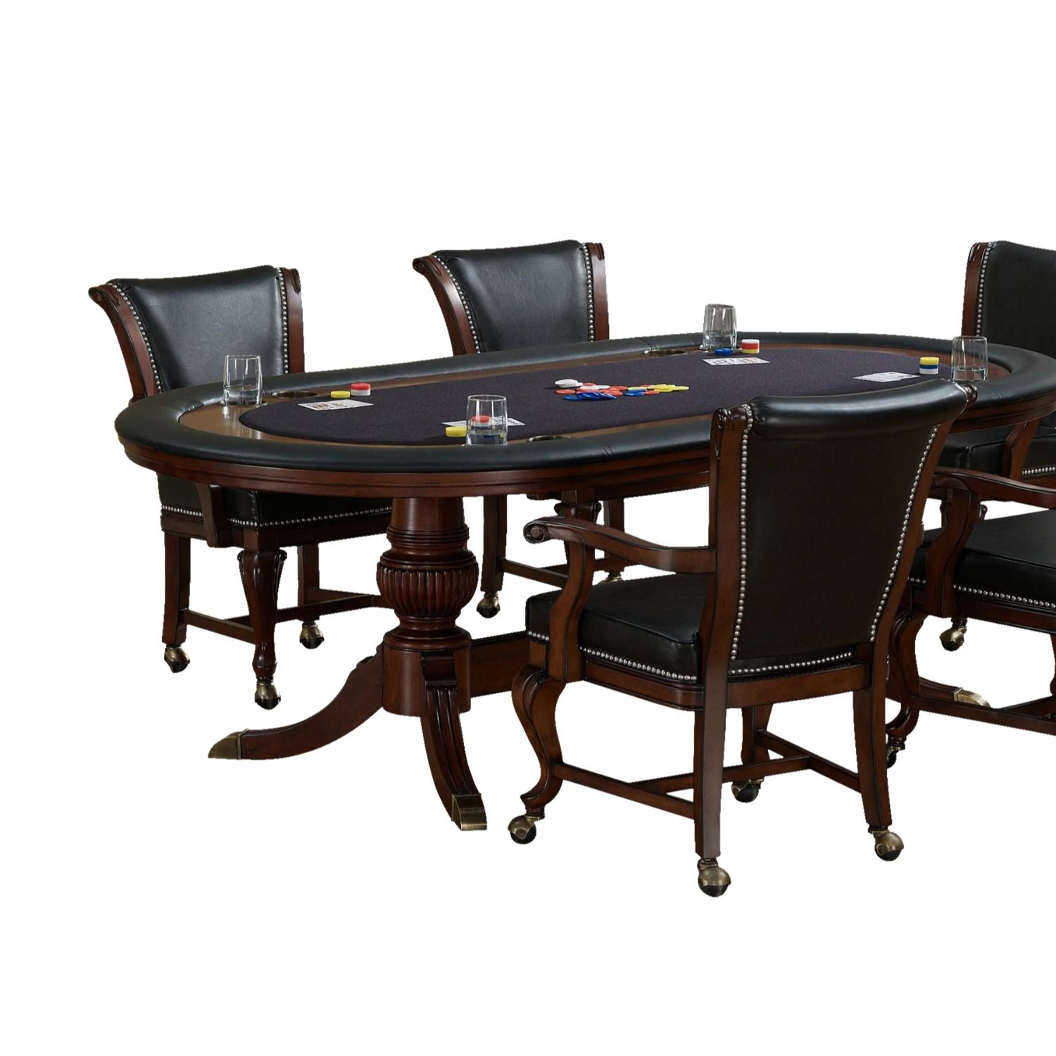 American Heritage Royale Poker and Game Table Set - Gaming Blaze