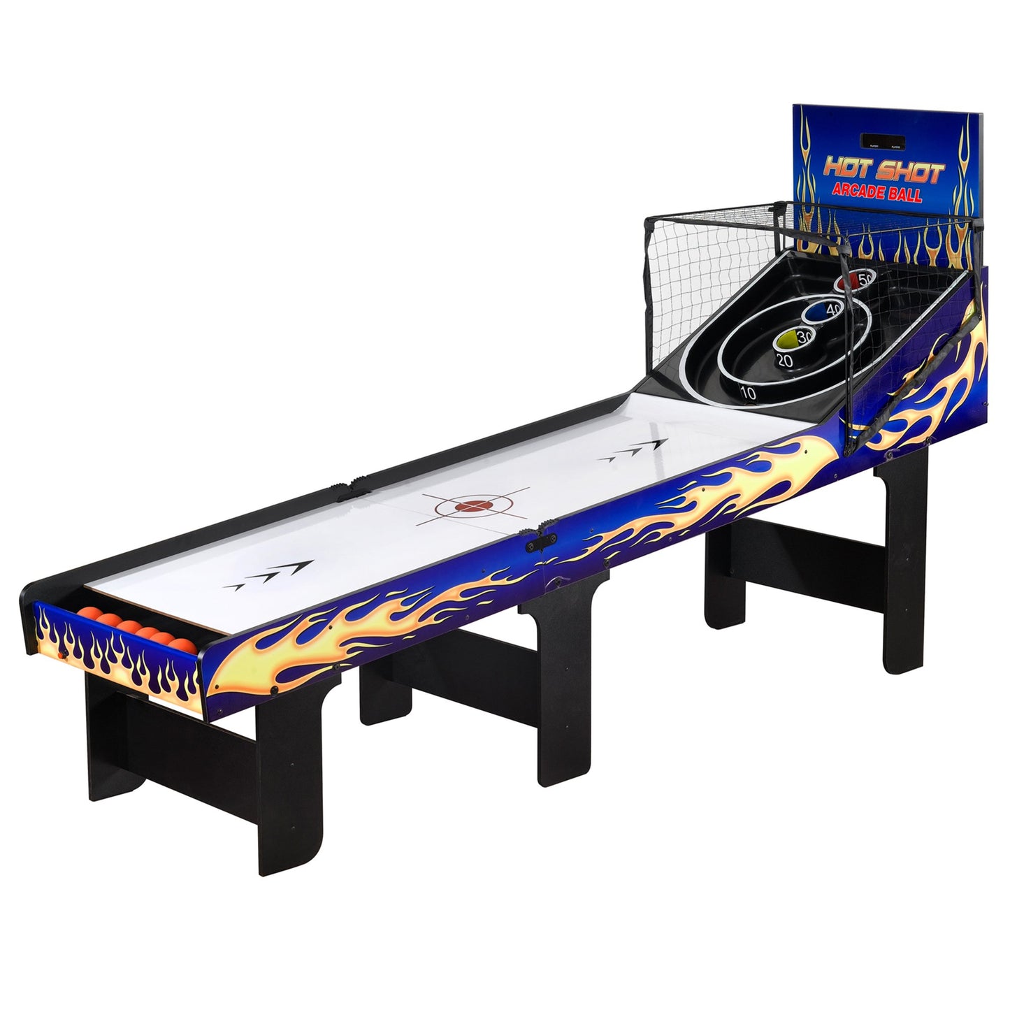 Hathaway Hot Shot Arcade 8ft Skee Ball Table - Gaming Blaze