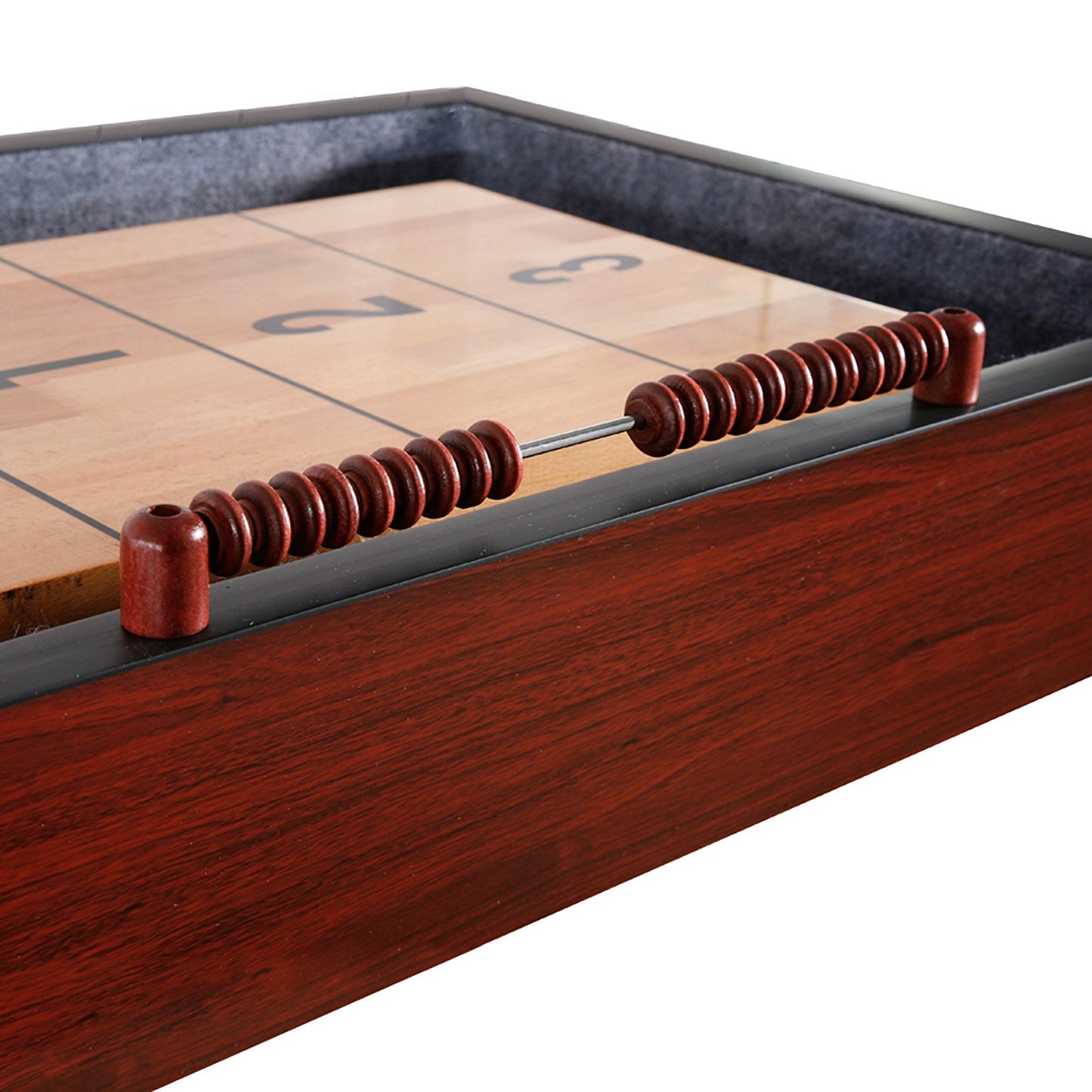 Hathaway Challenger Dark Cherry 9ft Shuffleboard Table - Gaming Blaze