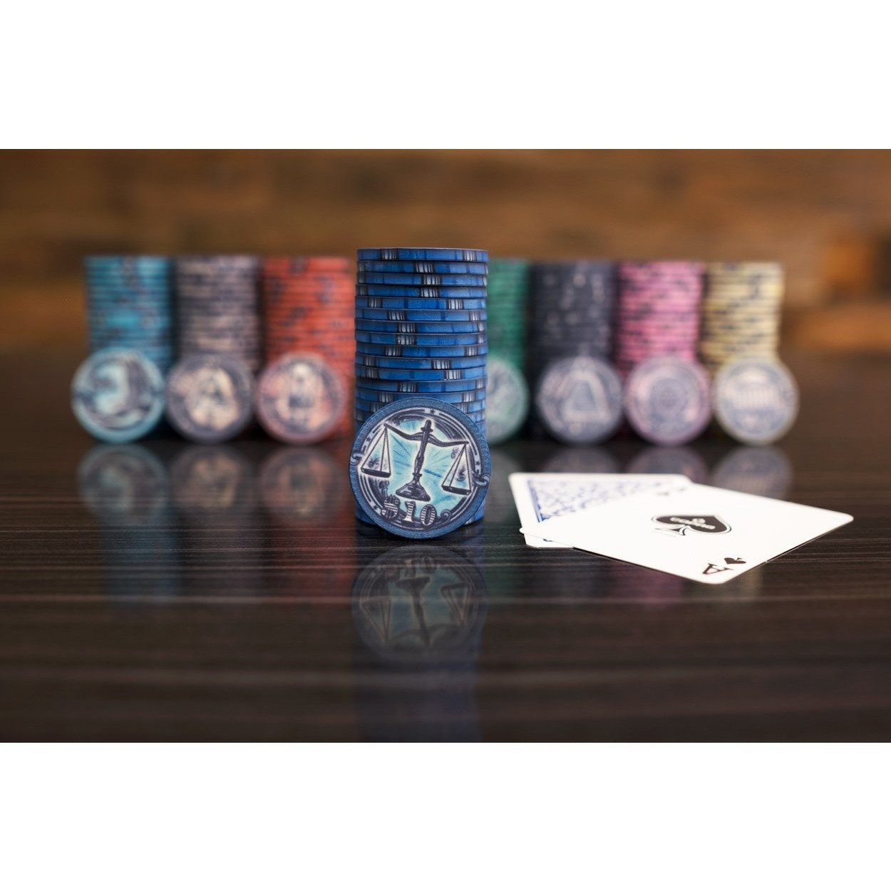 BBO Poker Tables The Mint 500 Piece Ceramic Poker Chip Set 10 gram - Gaming Blaze