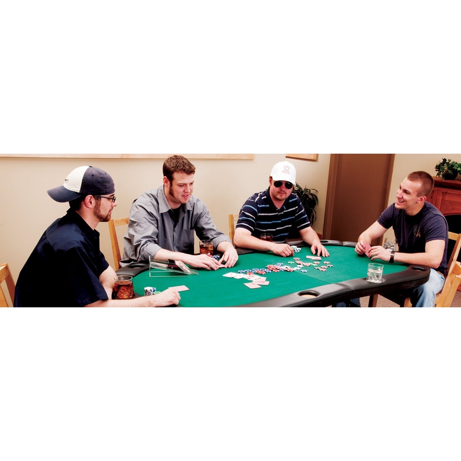 Portable Fat Cat Texas Hold'Em Poker Table main image 0