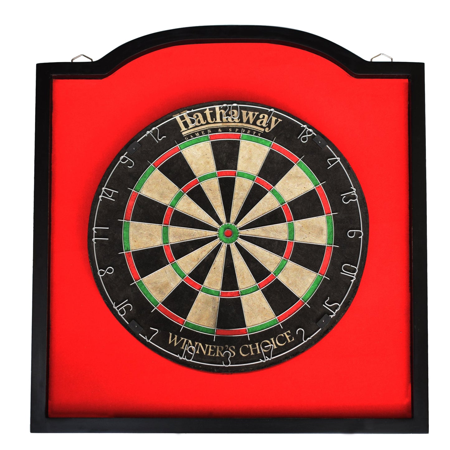 Hathaway Dartboard Backboard Wood Framed - Gaming Blaze