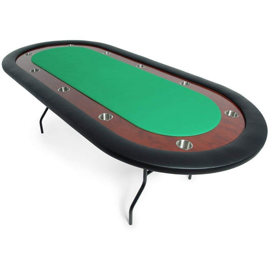 BBO Poker Tables Ultimate Folding Poker Table 10 Person  - Gaming Blaze