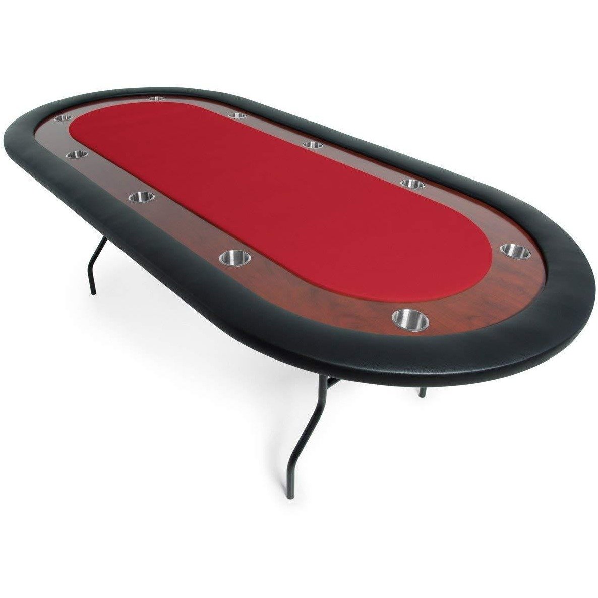 BBO Poker Tables Ultimate Folding Poker Table 10 Person  - Gaming Blaze
