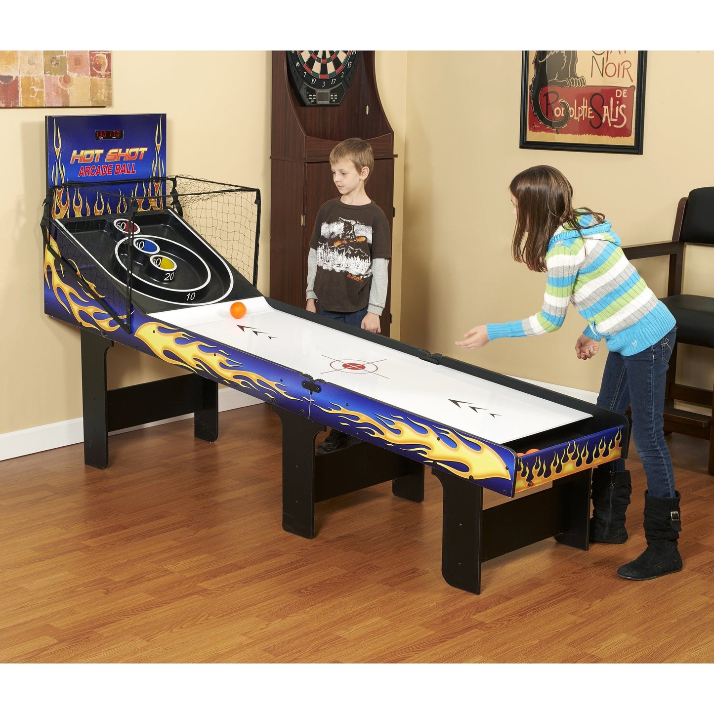 Hathaway Hot Shot Arcade 8ft Skee Ball Table - Gaming Blaze