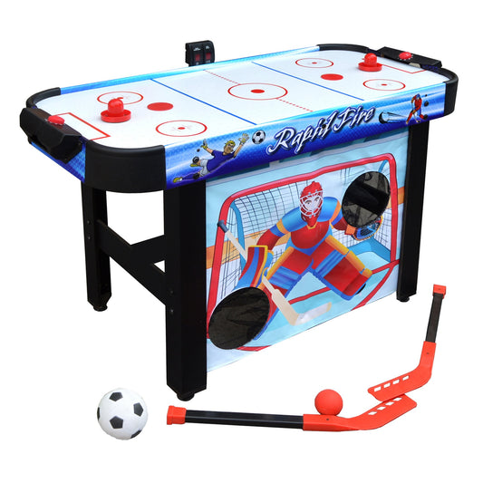 Hathaway Rapid Fire 3 in 1 Air Hockey Multi Game Table - Gaming Blaze