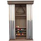 Playcraft Premium Hardwood Billiard Wall Rack - Gaming Blaze