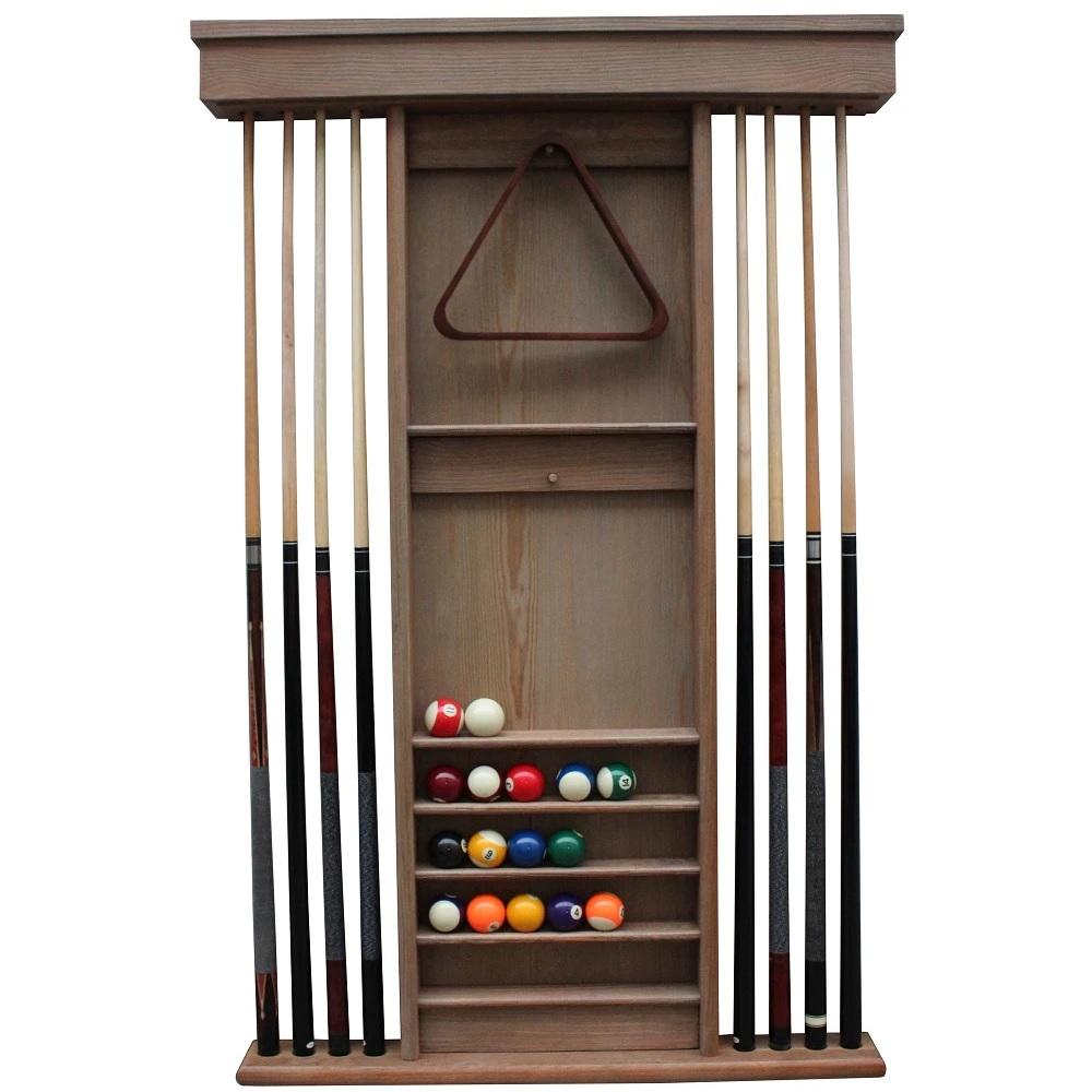 Playcraft Premium Hardwood Billiard Wall Rack - Gaming Blaze