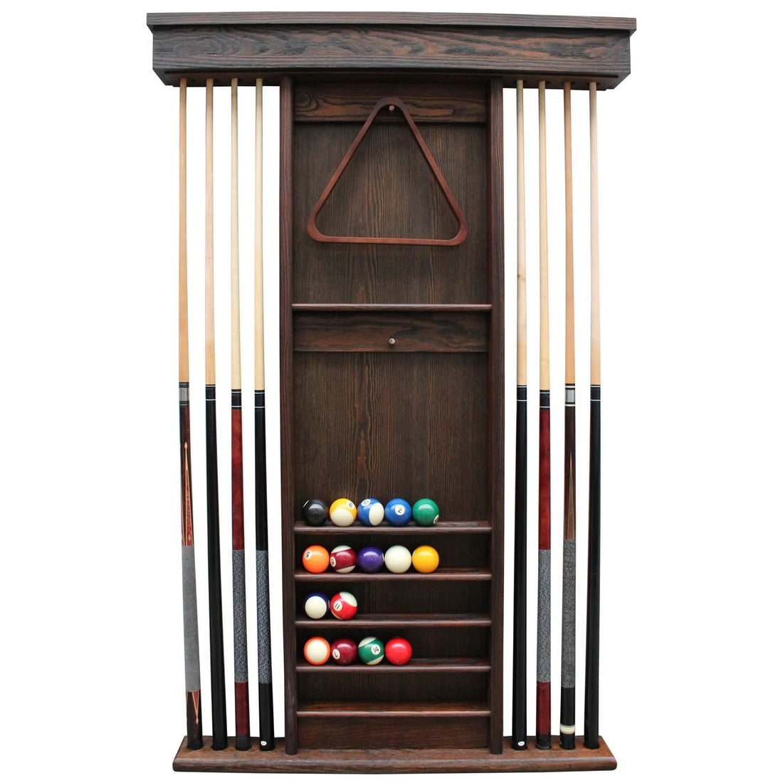 Buy Playcraft Hardwood Billiard Wall Rack with Free Shipping – Gaming Blaze