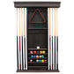 Playcraft Premium Hardwood Billiard Wall Rack - Gaming Blaze