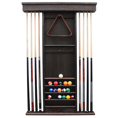 Playcraft Premium Hardwood Billiard Wall Rack - Gaming Blaze