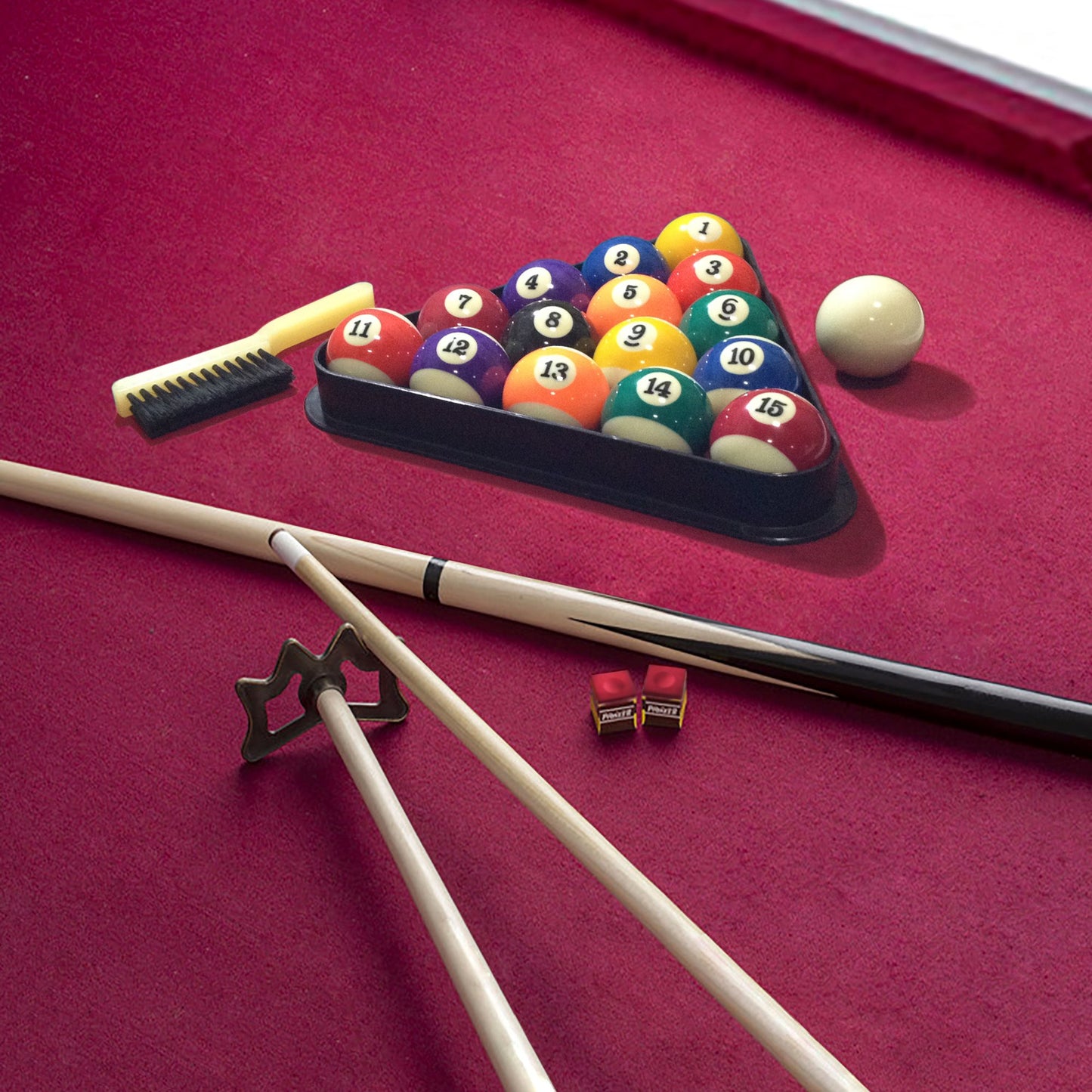 Hathaway Augusta Mahogany 8ft Non Slate Pool Table - Gaming Blaze