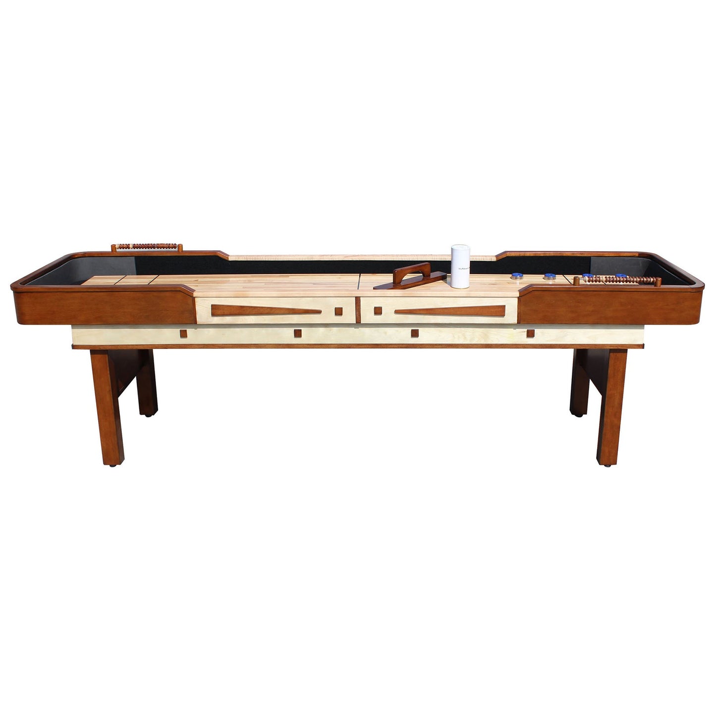 Hathaway Merlot 12ft Shuffleboard Table - Gaming Blaze