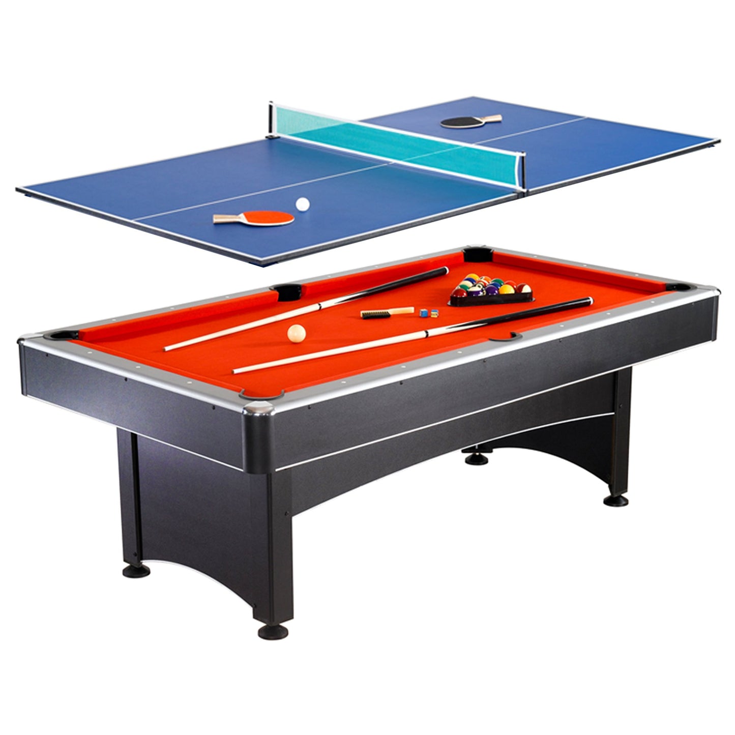 Hathaway Maverick 7ft Multi Game Table 2 in 1 - Gaming Blaze