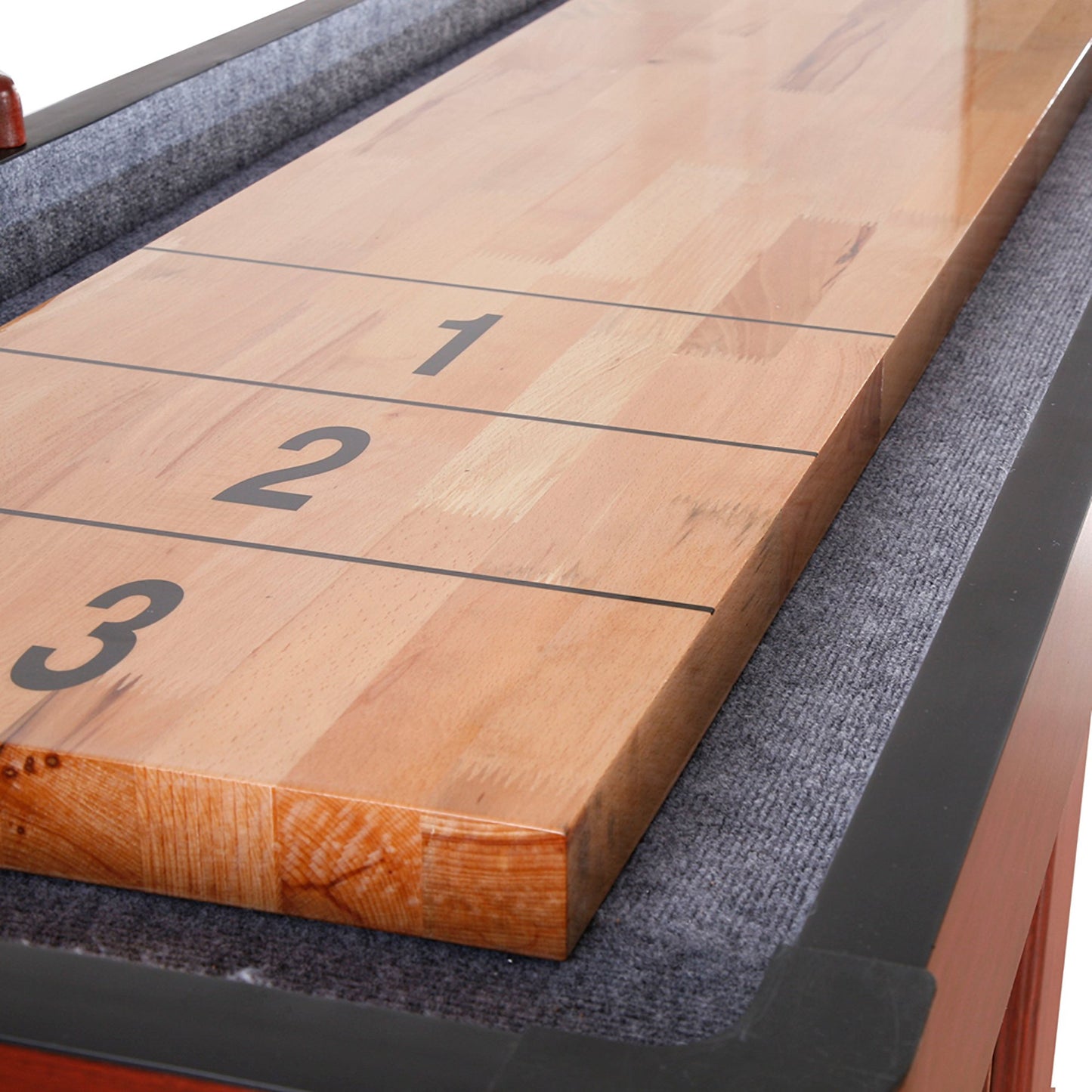 Hathaway Challenger Dark Cherry 12ft Shuffleboard Table - Gaming Blaze