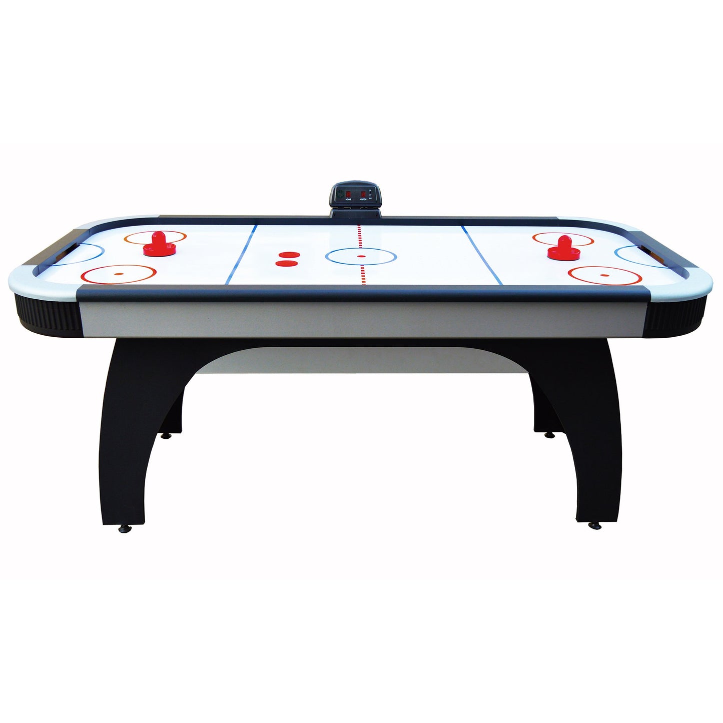 Hathaway Silverstreak 6ft Air Hockey Table with Electronic Scoring  - Gaming Blaze